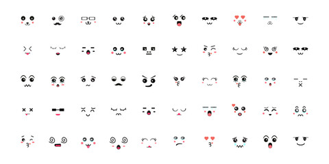 face vector for website, symbol, graphic resource, UI