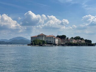 Fototapeta na wymiar Lago Maggiore, Isole Borromee - Isola Bella