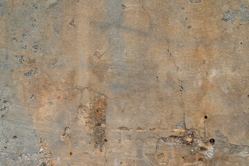 texture of old gray and rusty grunge concrete wall for urban background