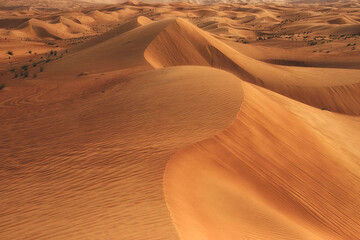 sand dunes in the desert of Oman © Maha