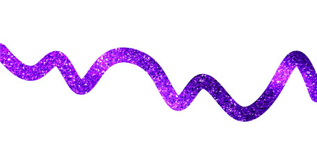 Purple magic glitter  line.