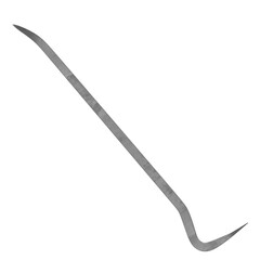 3d rendering illustration of a crowbar