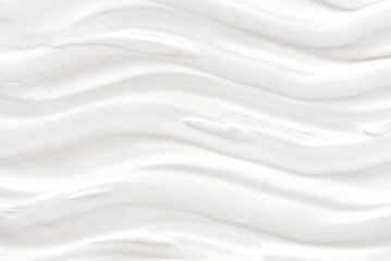 Texture of white cosmetic cream. Moisturizing cream background for dry skin care