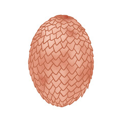 Copper Metallic Dragon Egg