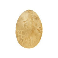 Golden Metallic Dragon Egg