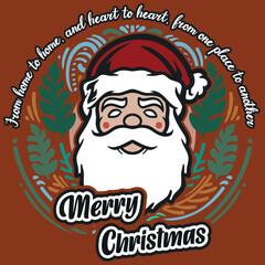santa claus christmas vector art illustration