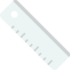 ruler illustration in minimal style
