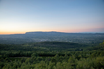 Montagne Sainte-Victoire at sunset