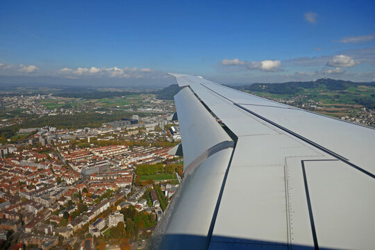 Flug über Bern, Schweiz