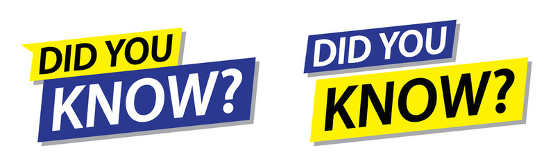 Did You Know Icon Vector