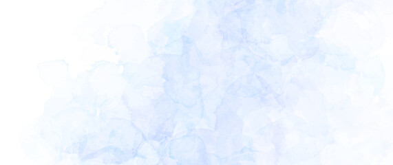 Vector watercolor texture. Hand drawn blue and white abstract vector illustration for background, cover, cards, flyers, poster, wallpaper. Christmas template for design. Happy NewYear! Empty blank.