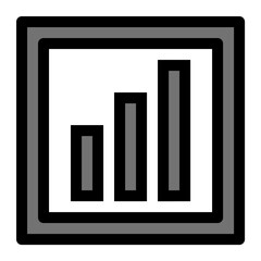 Bar Chart Vector Icon