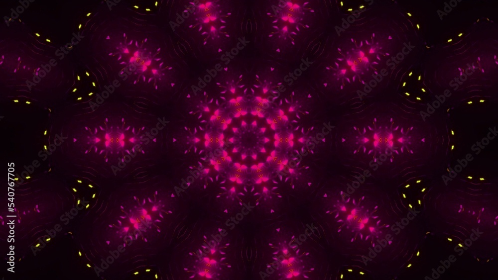 Wall mural abstract motion graphics background. beautiful bright ornament. multicolor mosaic texture.