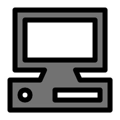 Computer Vector Icon