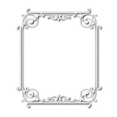 Frame, in the style of an ornament, Vector illustration eps 10, Art.	
