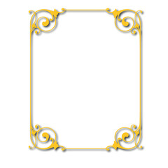 Frame, in the style of an ornament, Vector illustration eps 10, Art.	