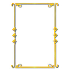 Frame, in the style of an ornament, Vector illustration eps 10, Art.	