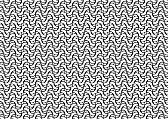 Black and white fabric pattern 