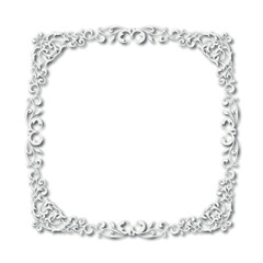 Frame, in the style of an ornament, Vector illustration eps 10, Art.	