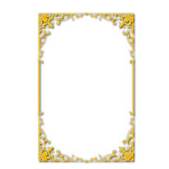 Frame, in the style of an ornament, Vector illustration eps 10, Art.	