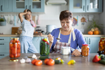 Two women in the kitchen
