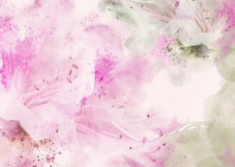 Obraz na płótnie Canvas Abstract floral background. 