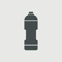 Sport water bottle  vector icon illustration sign