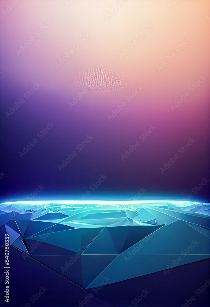 Wall mural Futuristic background