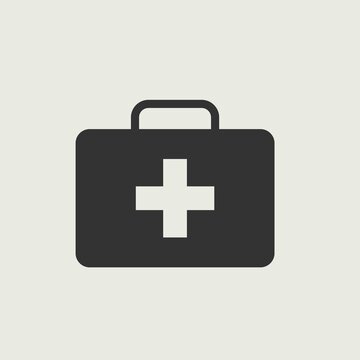 First aid kit box icon