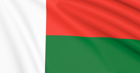 Flag Of Madagascar