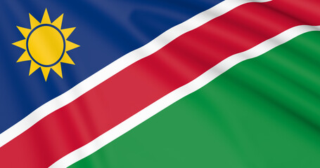 Flag Of Namibia - obrazy, fototapety, plakaty