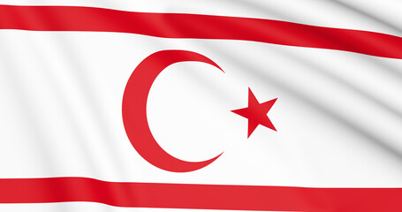 Flag Of  North Cyprus