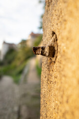 Bautzen(Budysin), Altstad mit  Details in altem Gemäuer