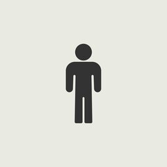 Obraz premium Man standing icon