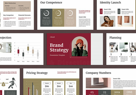 Brand Strategy Direction Presentation Layout