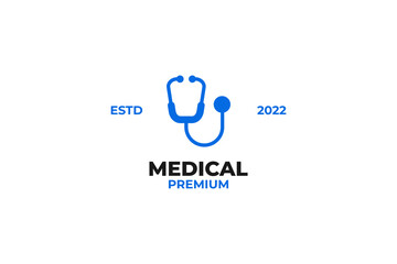 Stethoscope icon design. health and medicine logo template illustration