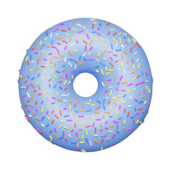 Donut with sprinkles