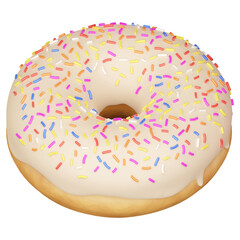 Donut with sprinkles
