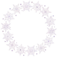 Fototapeta premium Watercolor Christmas illustration. Collection of Christmas décor.