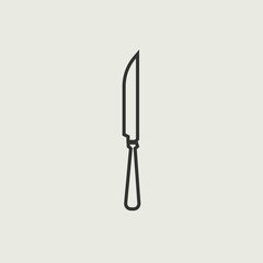 Cutlery knife icon