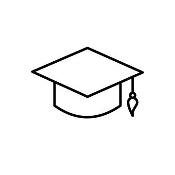Graduation Cap - vector icon