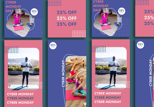 Cyber Monday Scocial Media Set