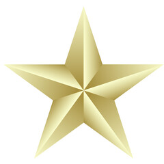 Gold Star Illustration