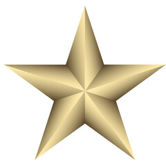 Gold Star Illustration