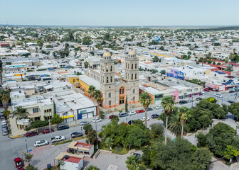 Obraz premium San Pedro Church, in Coahuila Mexico