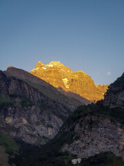 Obraz premium mountains in the morning
