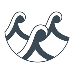 Obraz premium Wave icon