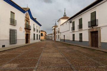 Fototapeta na wymiar Plaza de Santo Domingo in Almagro. Castilla La Mancha. Spain.