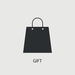 Gift vector icon illustration sign