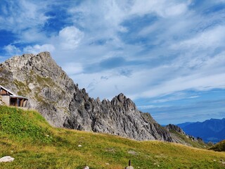Obraz premium Bergpanorama in den Alpen